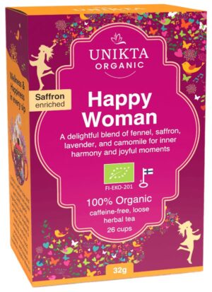 Happy Woman Unikta Organic Herbal Tea.