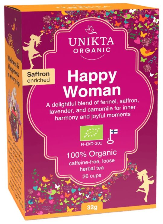 Happy Woman Unikta Organic Herbal Tea.
