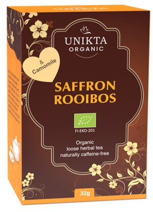 Saffron rooibos unikta herbal tea