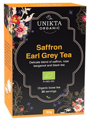 Unikta saffron earl grey tea