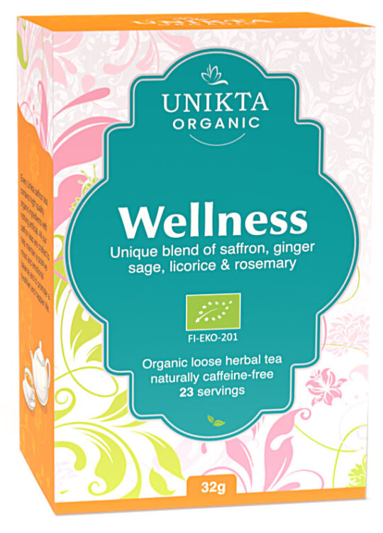 Wellness tea, Unikta saffron herbal tea